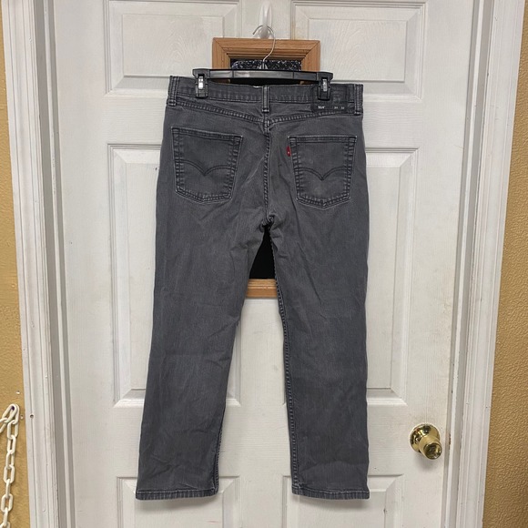 Levi's 514 Mens Gray Straight Fit Jeans Size 34x32 Denim Pants - Picture 1 of 8